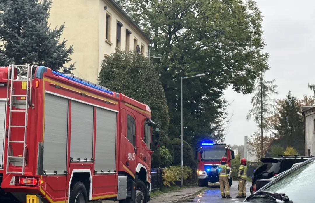 Wyciek gazu na Kilińskiego w Lwówku? Na miejscu strażacy
