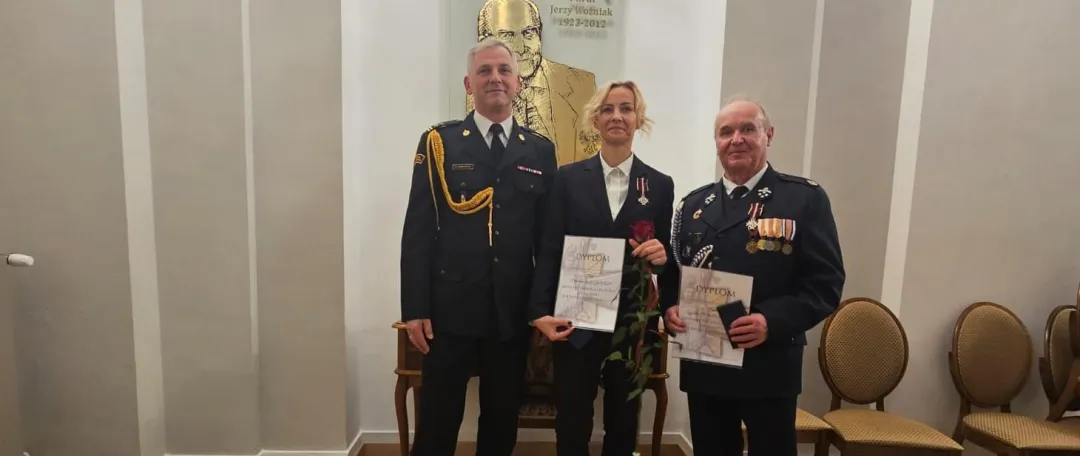 Strażacy z Lwówka i okolic odznaczeni Odznaką Św. Floriana