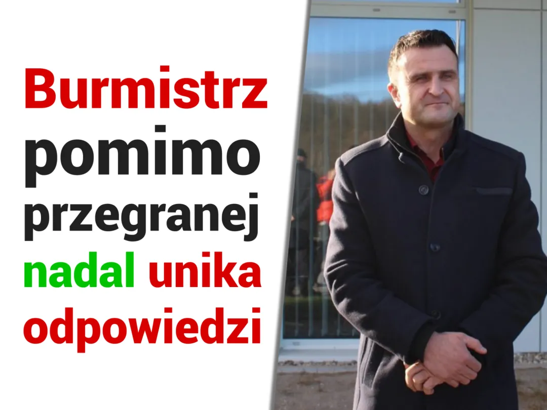 Burmistrz Koko przegrał sprawę, więc podważa status dziennikarza i unika odpowiedzi