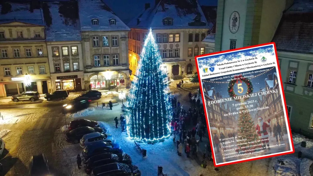 Piąta edycja „Zdobienia Miejskiej Choinki” już 5 grudnia w Gryfowie Śl.