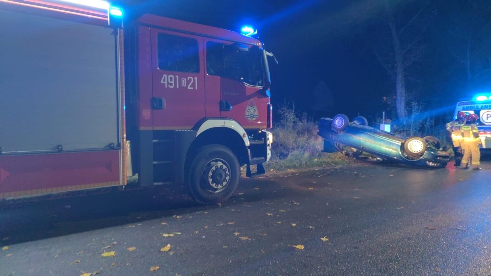 Co było przyczyną dachowania w Rakowicach Wielkich?