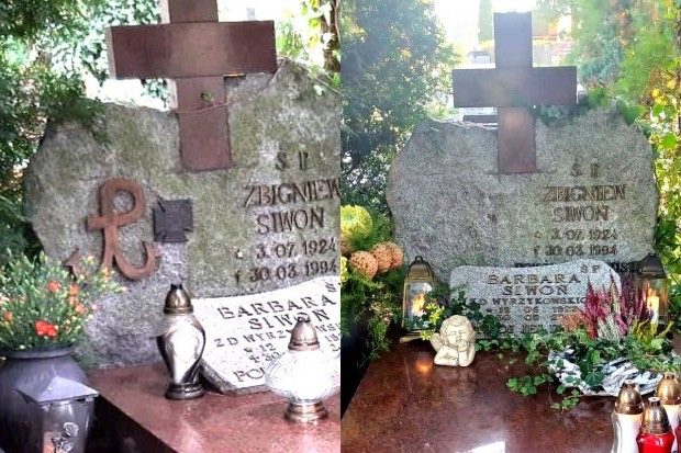 Na bolesławieckim cmentarzu zbezczeszczono grób Powstańca