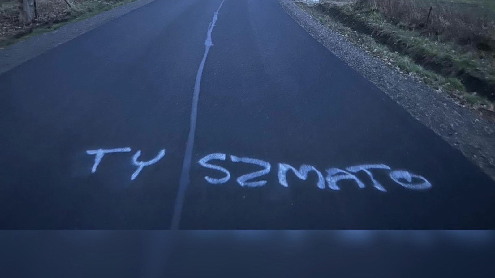 Nowe oznakowanie poziome na jednej z lubomierskich ulic