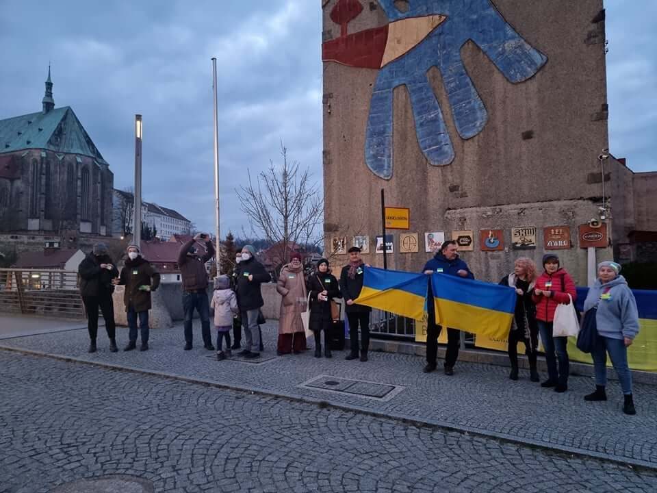 Zgorzelec solidarny z Ukrainą