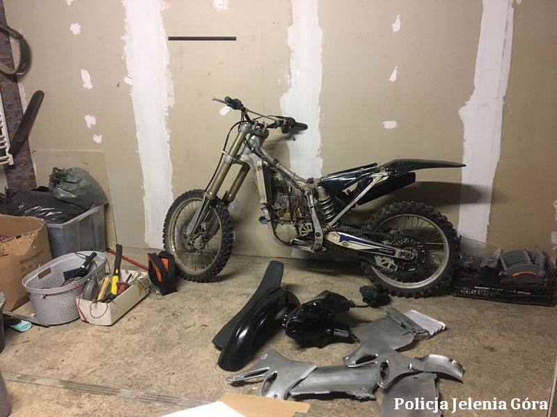 Odzyskali motocykl i zatrzymali podejrzanego o jego kradzież