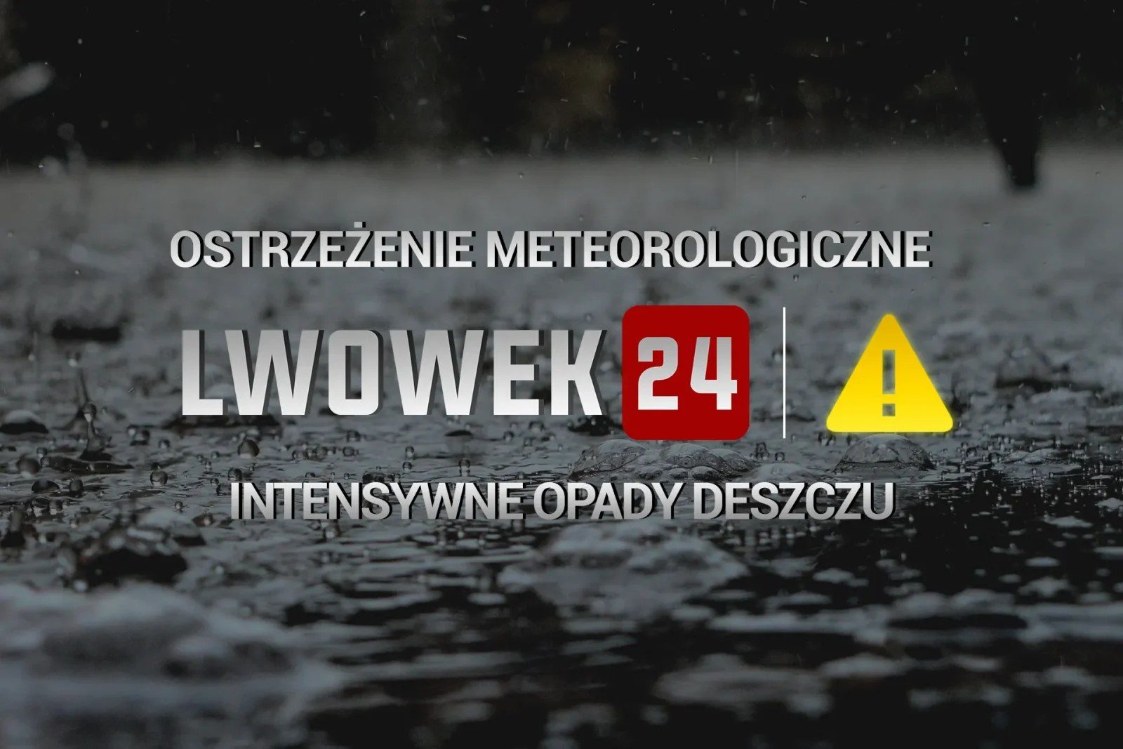 Mocno popada - lokalnie do 60 mm deszczu