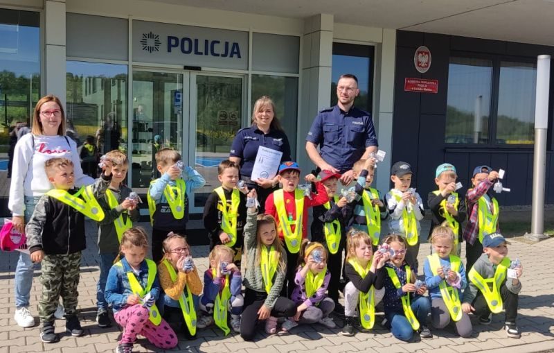Wyjątkowi goście odwiedzili lwówecką komendę