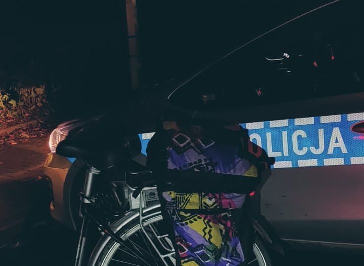 Jechał rowerem z trzema promilami we krwi
