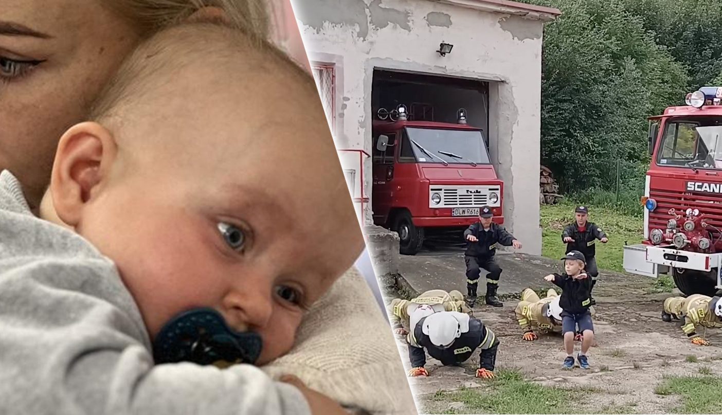 Wyzwanie lokalnych strażaków pomoże Marcelince walczyć z siatkówczakiem