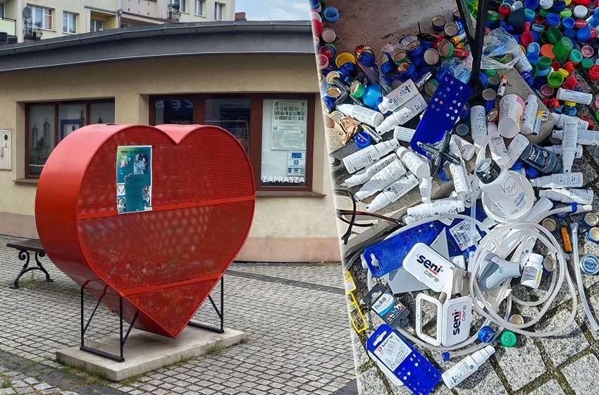 Gorzkie rozczarowanie: śmieci w serduszkach charytatywnych