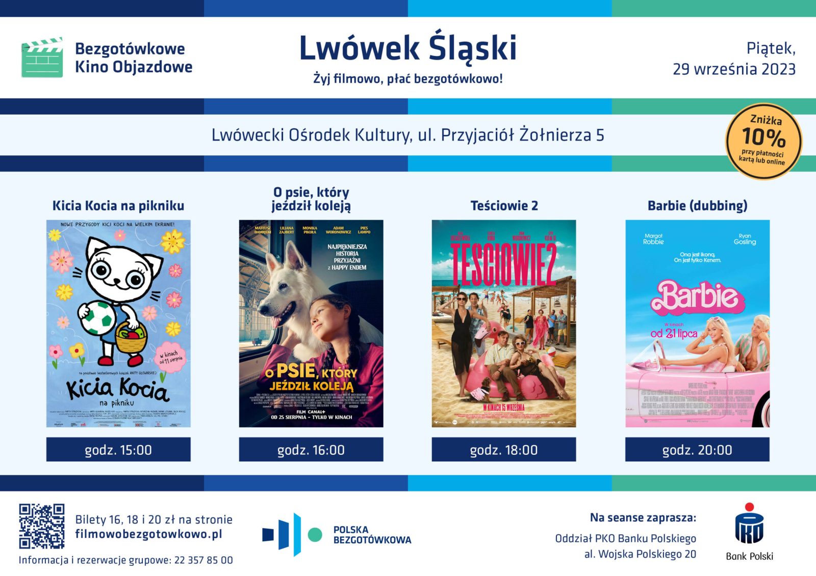 Bezgotówkowe Kino Objazdowe w Lwówku Śląskim!