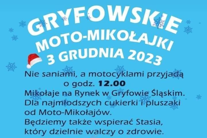 Motocyklowa Magia Świąt: Gryfów Śl. w oczekiwaniu na MotoMikołajki