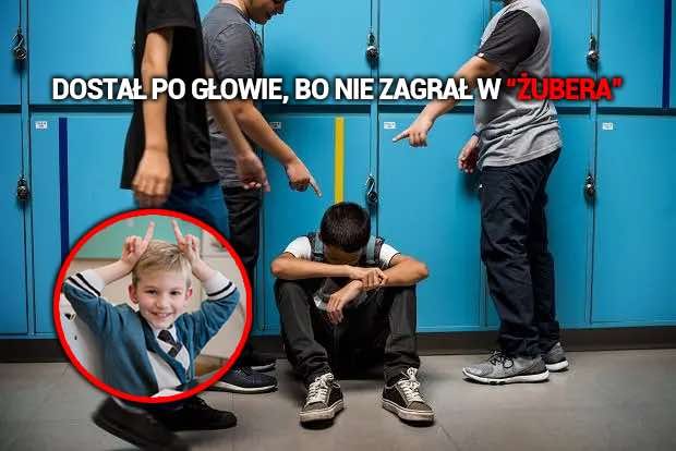 Uczeń odmówił zabawy w "żubera", dostał po głowie. Sprawą zajmuje się policja