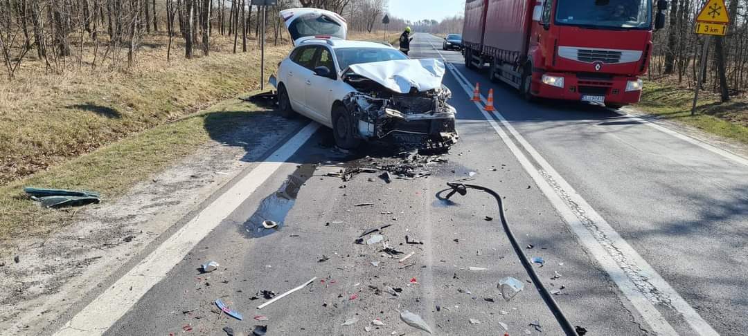 Wypadek na drodze DK94