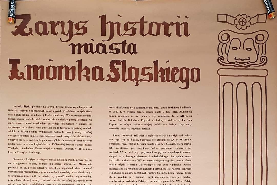 Historia Lwówka na plakacie z lat 70'