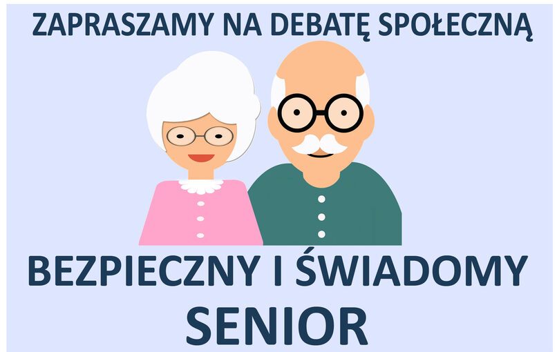 Zaproszenie na debatę społeczną dla seniorów