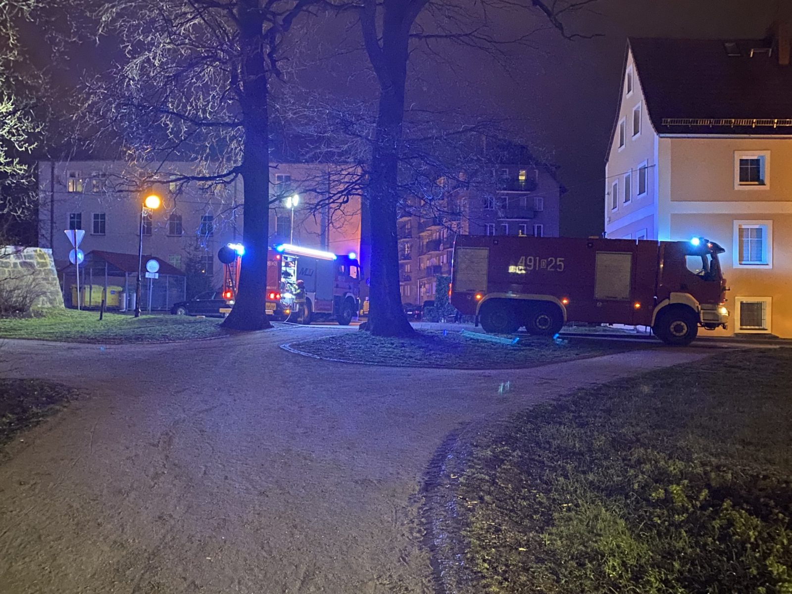Pożar przewodu kominowego