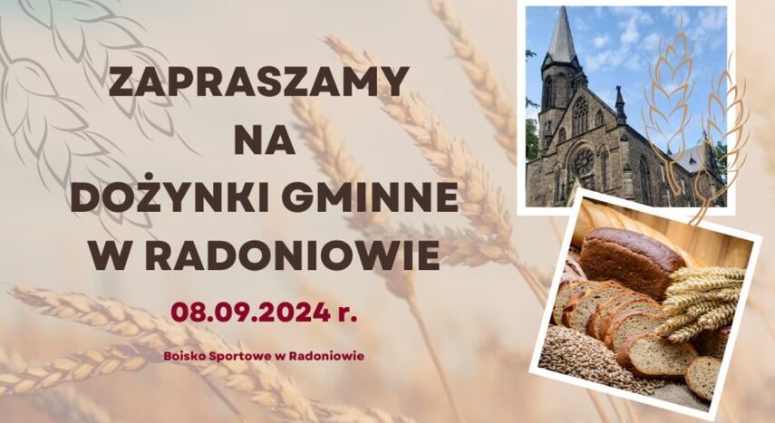 Zapraszamy na dożynki gminne w Radoniowie [PROGRAM]