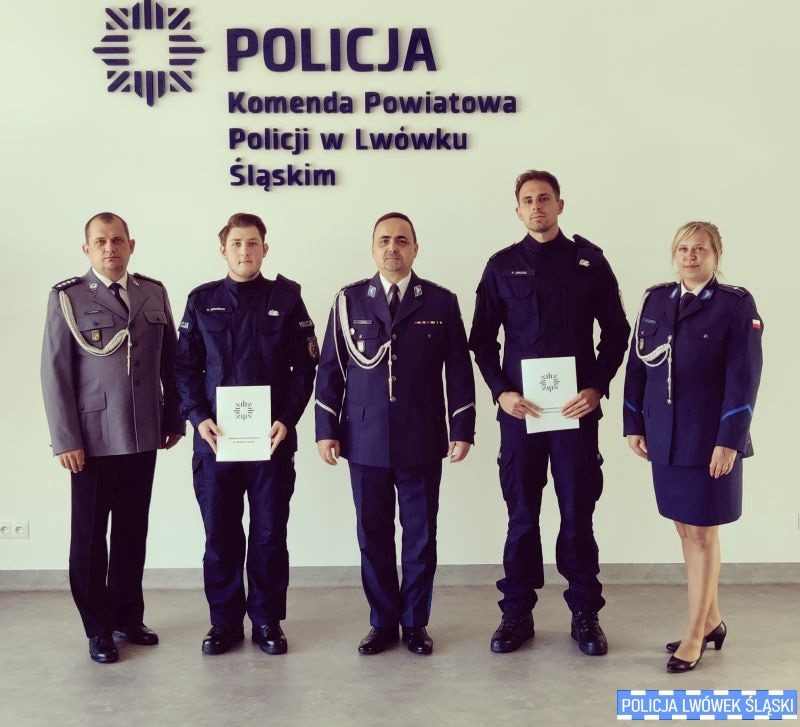 Nowi policjanci w szeregach lwóweckiej policji