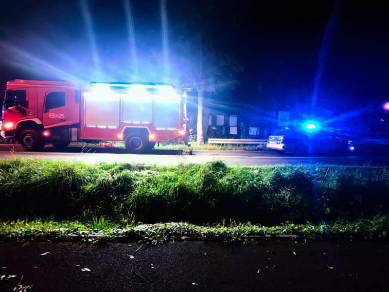 Lwówecka policja o zdarzeniu z Audi, które wpadło do rzeki. Kierowca ukarany mandatem