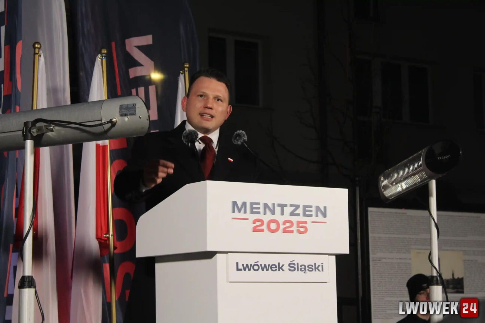 Sławomir Mentzen odwiedził Lwówek Śląski
