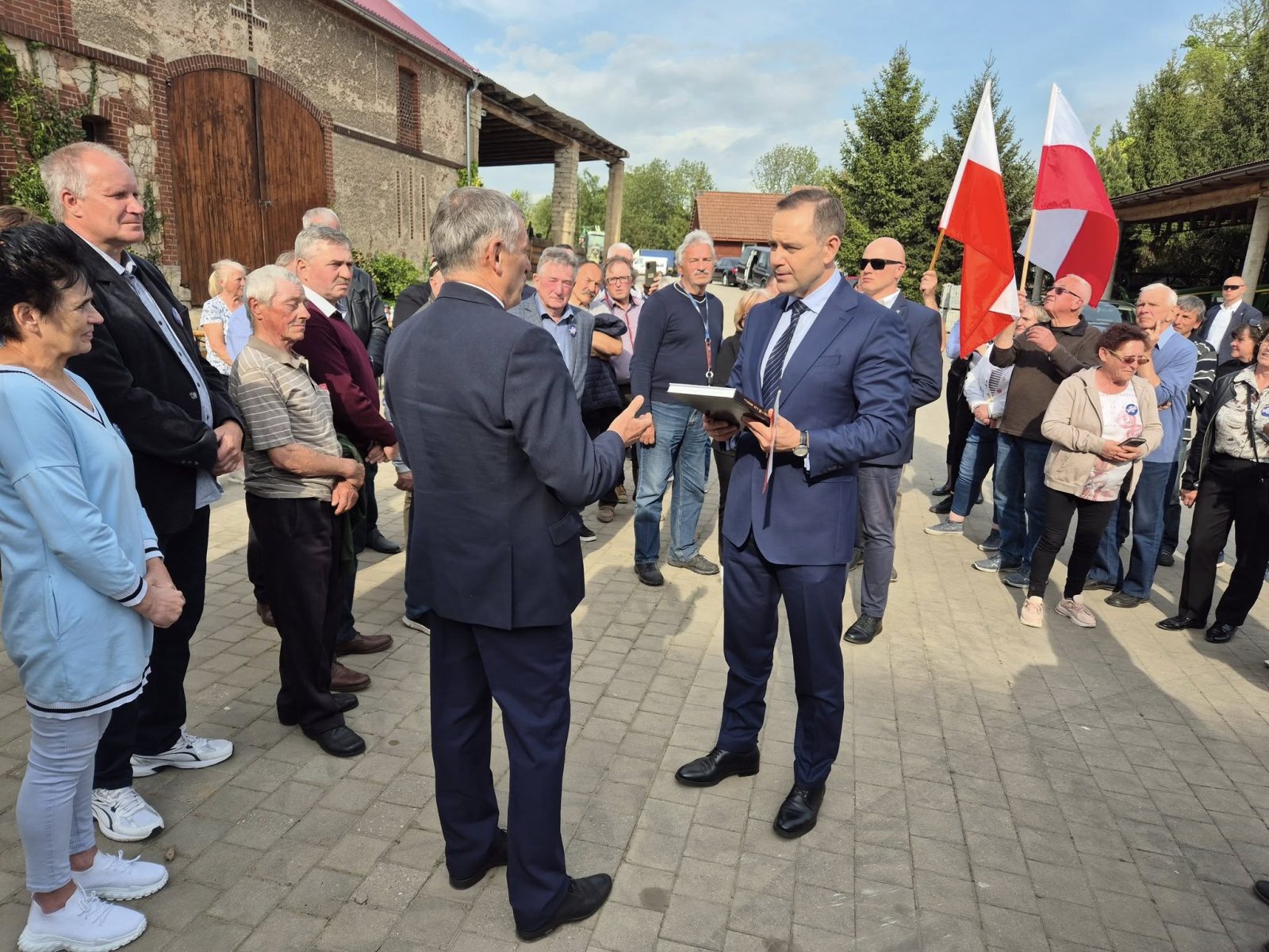 Karol Nawrocki odwiedził gminę Lwówek Śląski