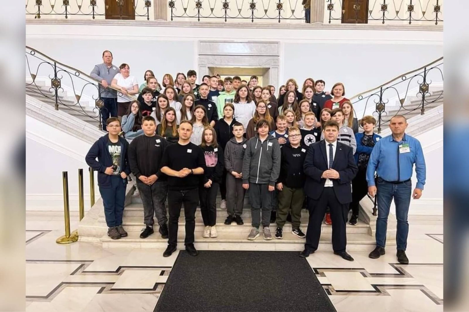 Szkoła Podstawowa nr. 1 w Lwówku Śląskim z wizytą w Sejmie RP
