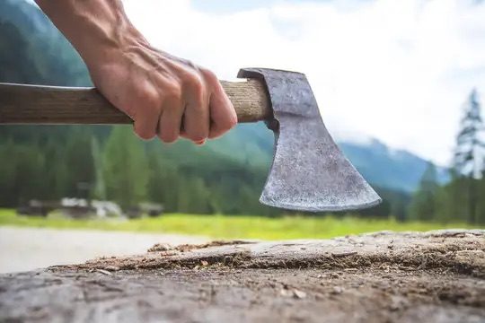 Groził siekierą i znęcał się nad bliskimi. 31-latkowi z Lwówka Śląskiego grozi 5 lat więzienia