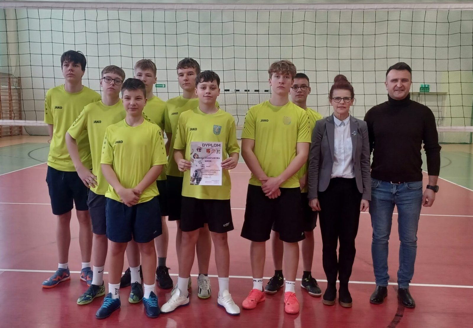 Mistrzostwa powiatu w piłce siatkowej chłopców igrzysk młodzieży