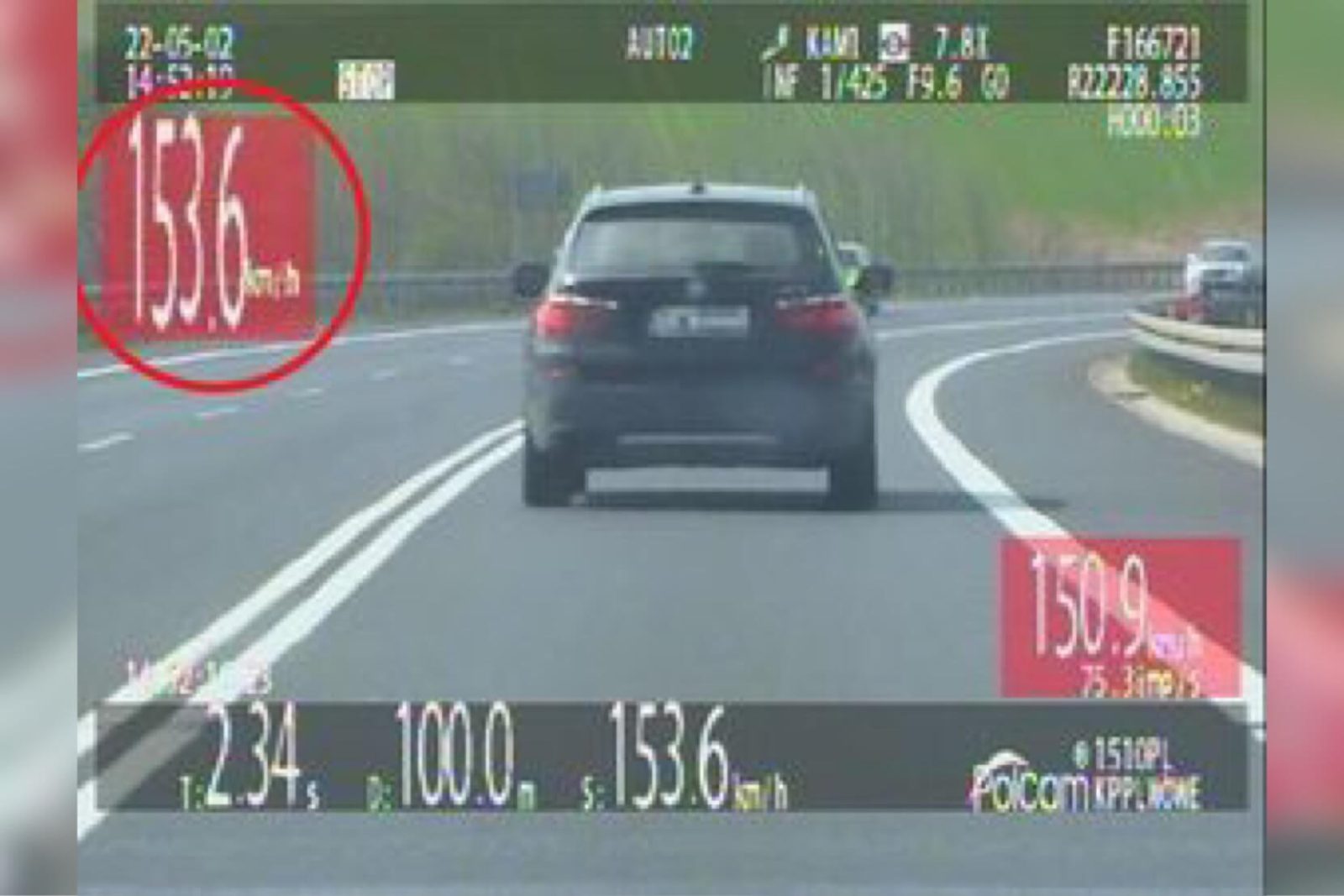 Jechał 153 km/h w terenie niezabudowanym - otrzymał wysoki mandat