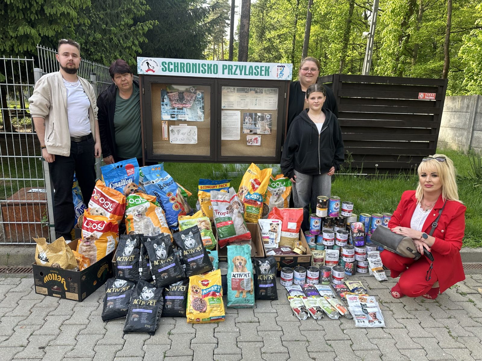 Zebraliśmy wspólnie 324 kg karmy dla zwierząt w hołdzie Śp. Łukasza Litewki