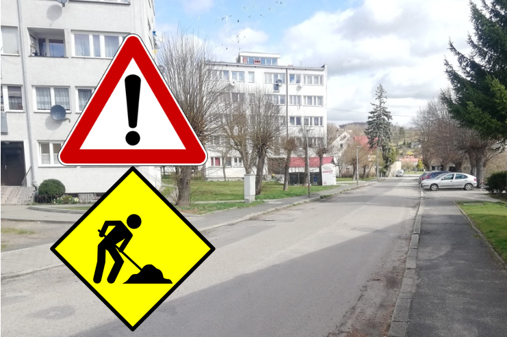 WLEŃ: Remont ul. Jana Pawła II - Utrudnienia dla mieszkańców.