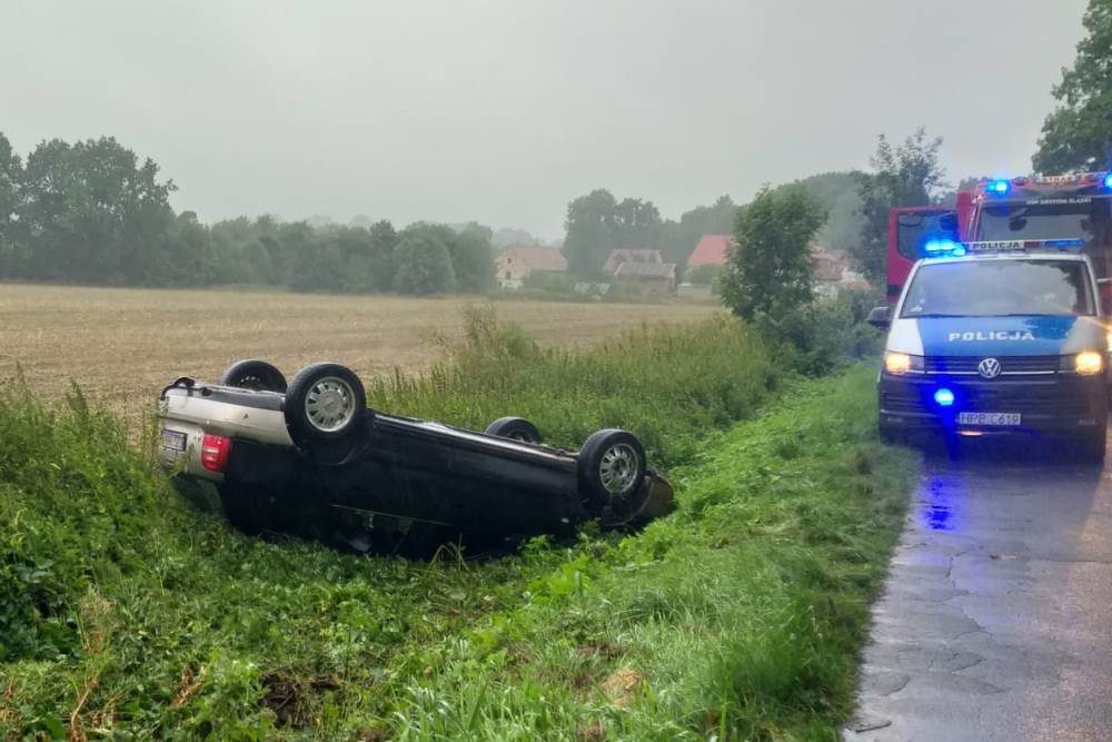 Dziewięć zdarzeń drogowych w ciągu dwóch dni