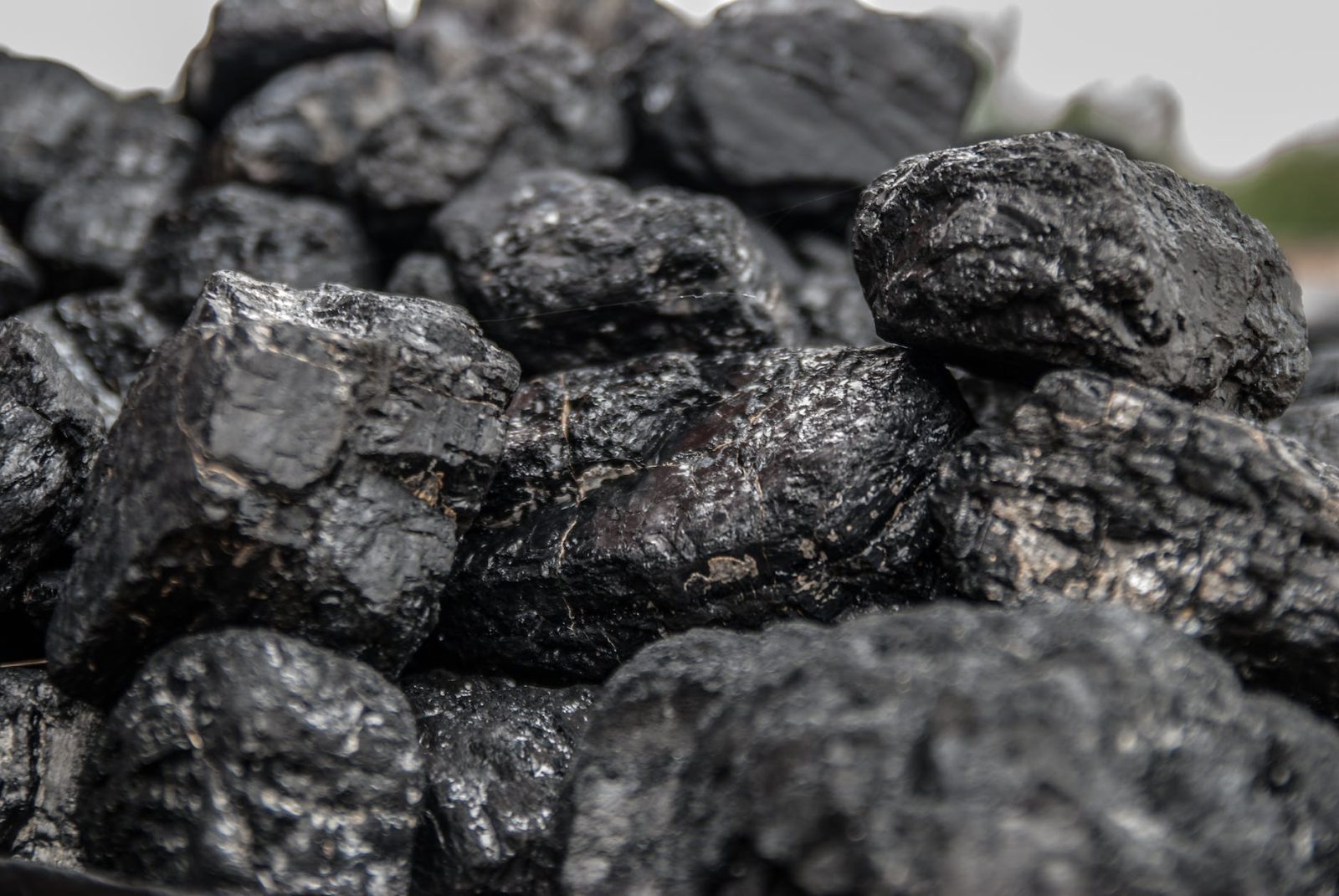 black close up coal dark