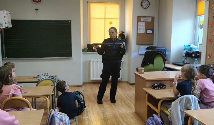 O bezpieczeństwie z najmłodszymi we Włodzicach Wielkich