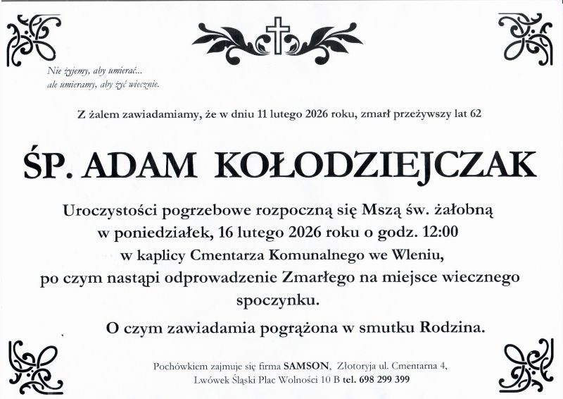Odszedł Adam Kołodziejczak