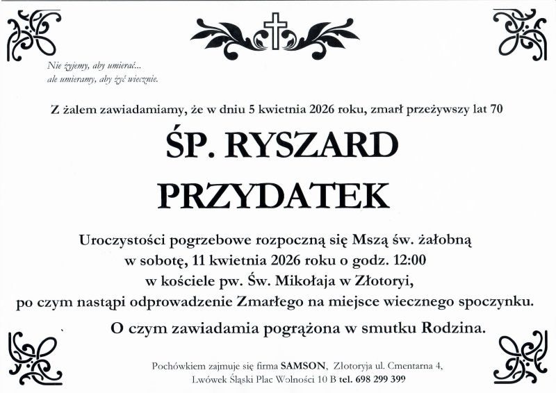 Odszedł Ryszard Przydatek