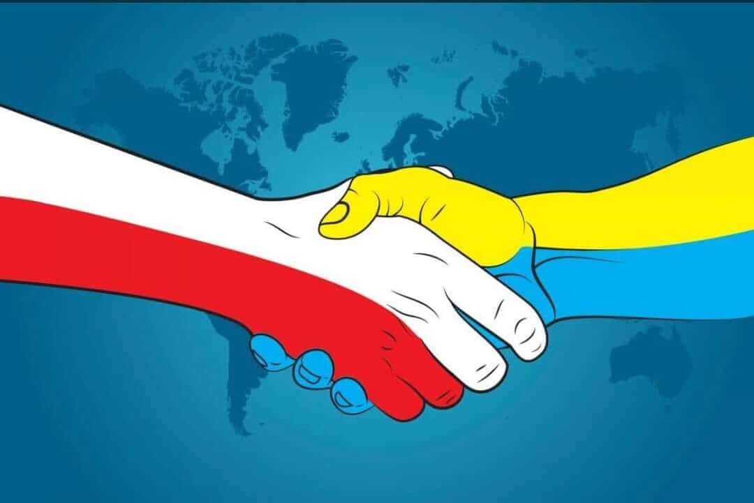  Protest solidarności z Ukrainą w Bolesławcu