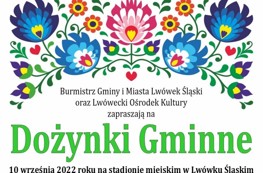  Zapraszamy na dożynki gminne w Lwówku Śląskim