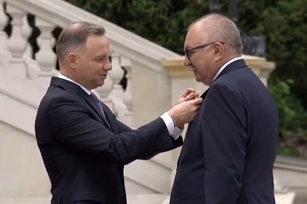  Prezydent odznaczył Marszałka Przybylskiego Krzyżem Kawalerskim