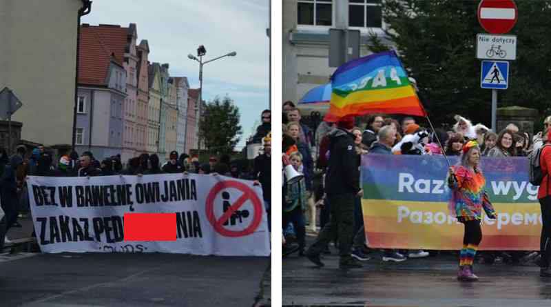  Marsz Równości w Bolesławcu: „Zakaz Pe***owania”, „Razem wygramy”