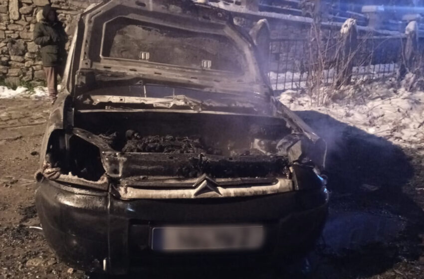  W nocy w Gryfowie Śląskim spłonął samochód