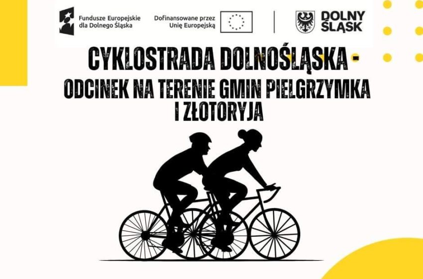  Wspólny projekt Pielgrzymki i Złotoryi dotyczący Cyklostrady Dolnośląskiej z dofinansowaniem