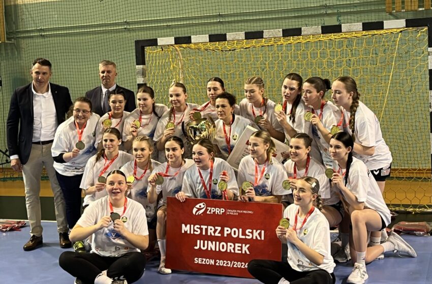  Sukces Gabrieli Leśniańskiej z Mirska i jej drużyny – Mistrzyni Polski Juniorek w piłce ręcznej