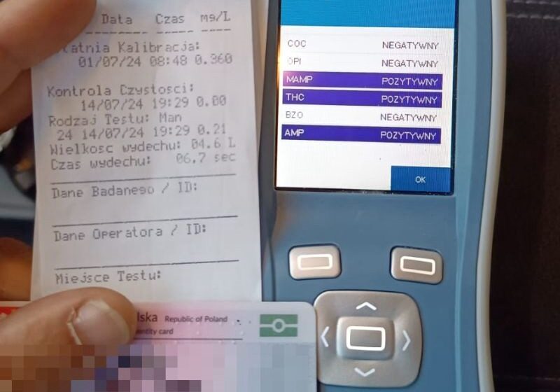 Jechał Seatem pod wpływem alkoholu i narkotyków
