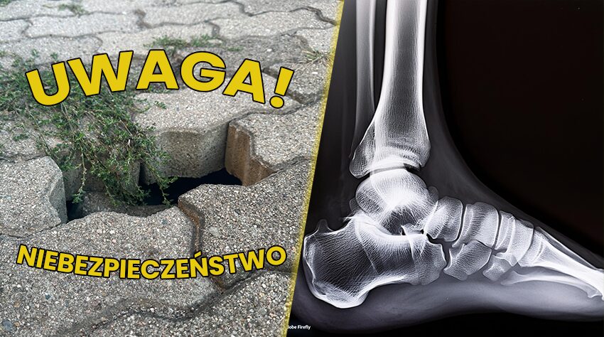  Idziesz ulicą Krawczyńskiego? Uważaj, bo możesz złamać nogę! [VIDEO]