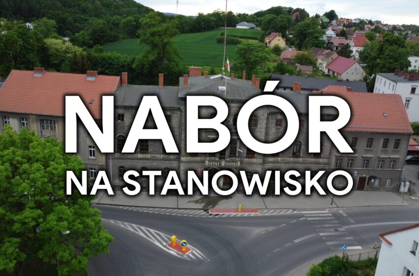 Burmistrz ogłosił konkurs na Inspektora ds. projektów i pozyskiwania środków