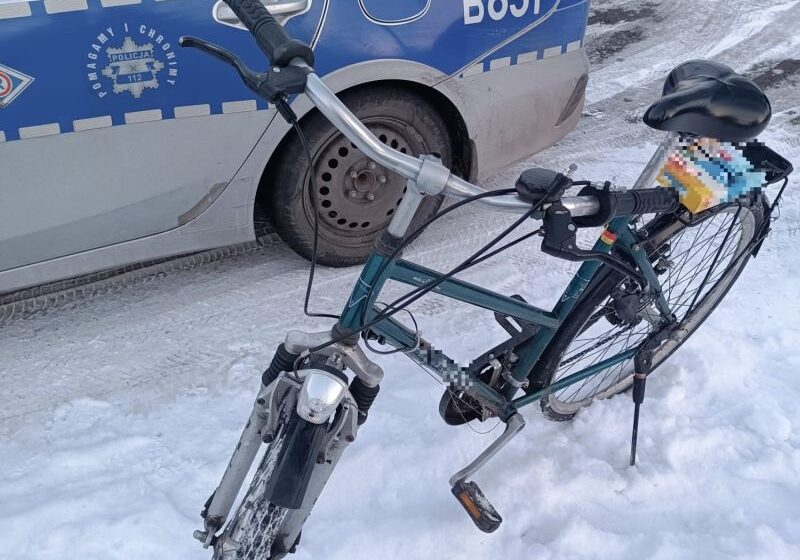 Nietrzeźwi rowerzyści zatrzymani mimo zimowej aury