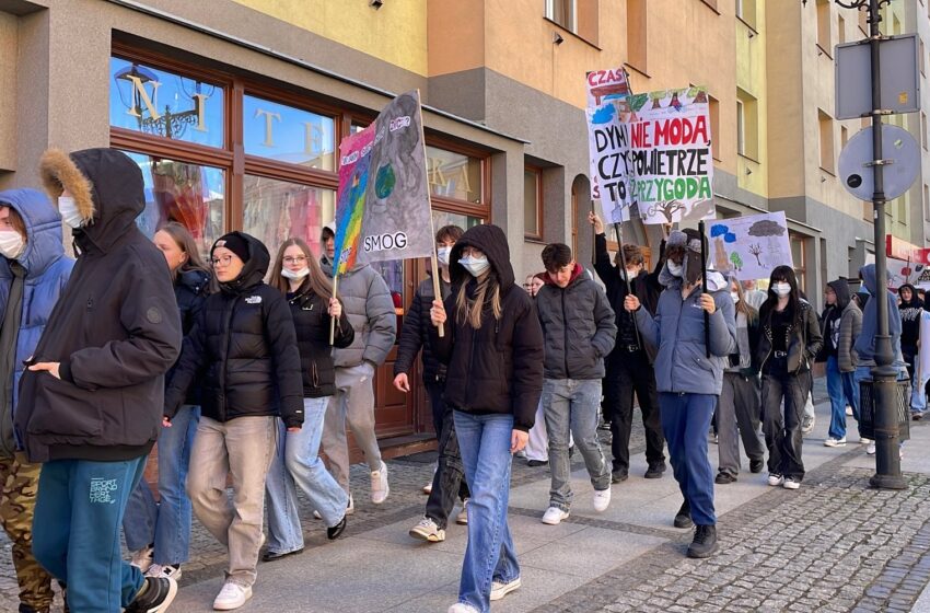 „Zima odchodzi, smog zostaje” – happening w Lwówku Śląskim na rzecz czystego powietrza