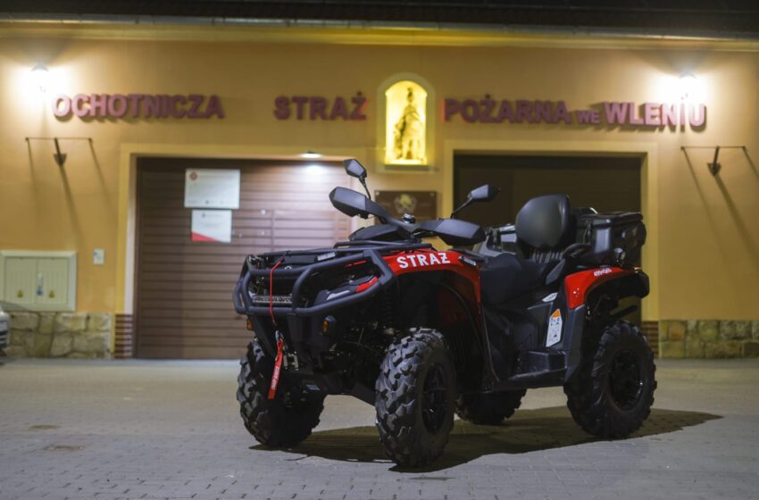 Nowy quad ratowniczy dla OSP Wleń – krok ku większemu bezpieczeństwu
